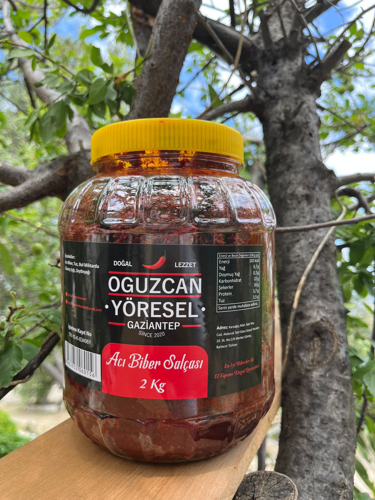 Oğuzcan Yöresel doğal salça